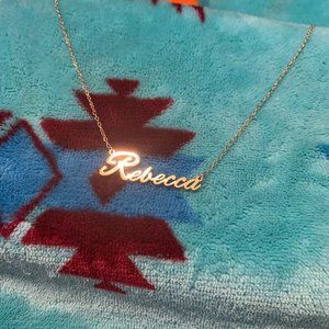 Brand NEW "Rebecca" Gold Colored Necklace